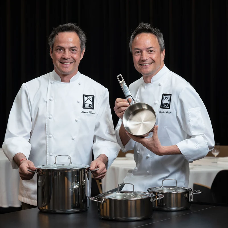 Batería de cocina 7 piezas sin antiadherente Signature