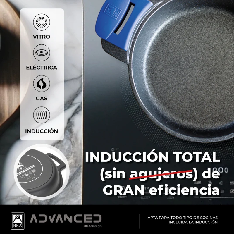 Batería de cocina 7 piezas Advanced