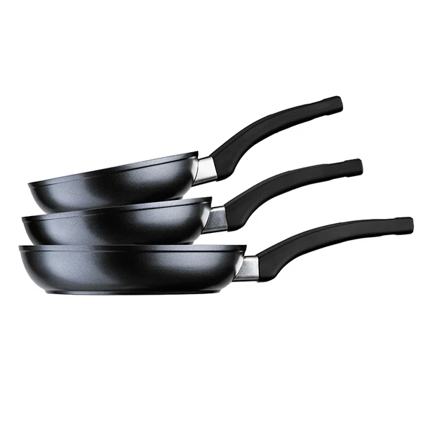 Set 3 sartenes aluminio forjado antiadherente 18-22-26 cm