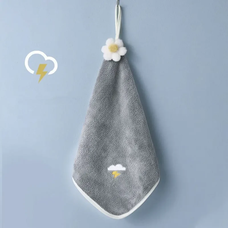Fleece Kitchen Rags Kitchen Cleaning Bathroom Kitchen Wipe Microfiber Towel Handkerchief Dishcloths Hand Towel Kitchen Towels