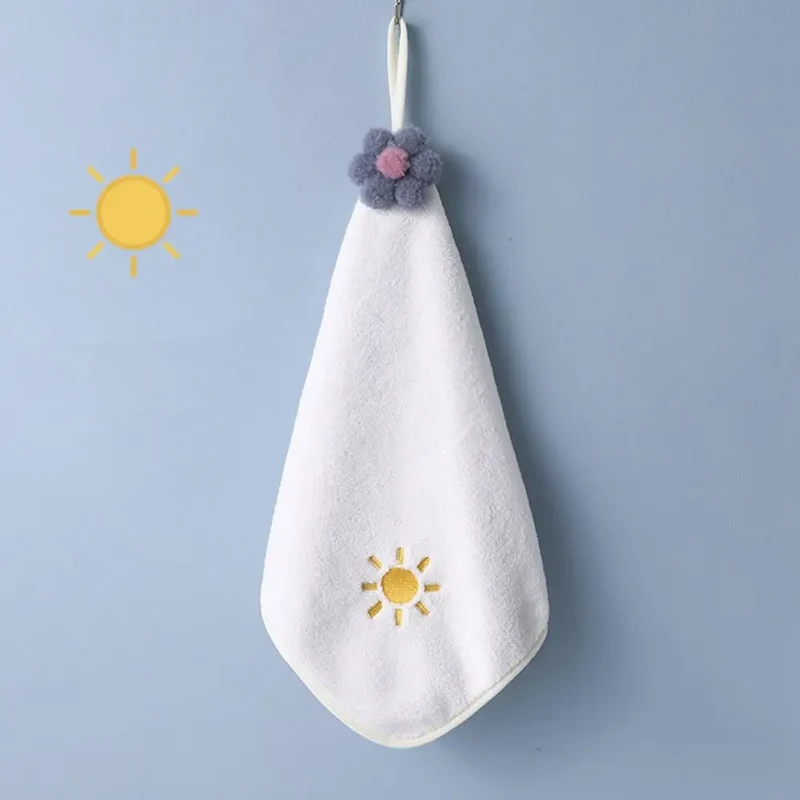 Fleece Kitchen Rags Kitchen Cleaning Bathroom Kitchen Wipe Microfiber Towel Handkerchief Dishcloths Hand Towel Kitchen Towels