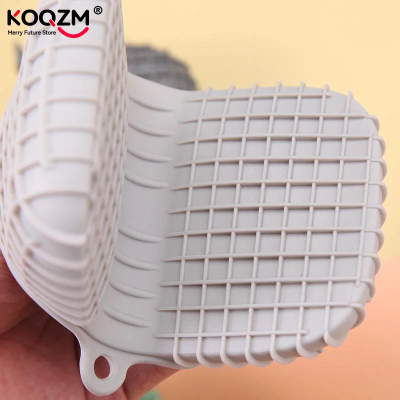 Oven Mitts Silicone Heat Resistant Pinch Mitts Anti Scalding Non Slip Gloves Clips Pot Holder Kitchen Cooking Baking Gloves