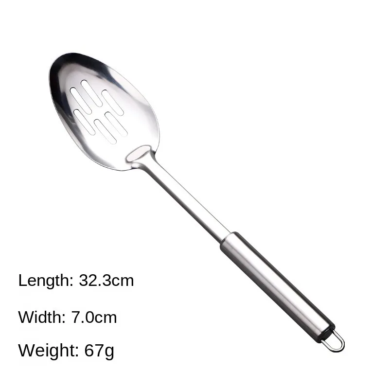 Durable Stainless Steel Wok Spatula Long Handle Kitchen Gadgets Kitchen Cooking Utensil Set Steak Shovel Cooking Tools