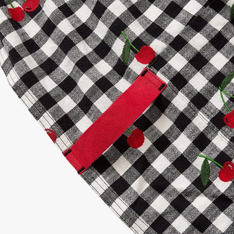 Cherries Pinafore Apron