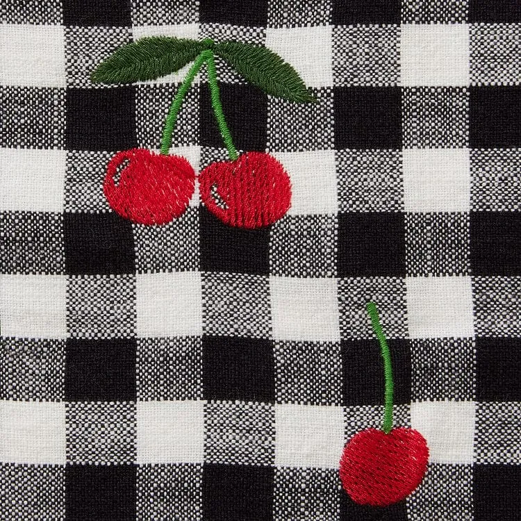 Cherries Pinafore Apron