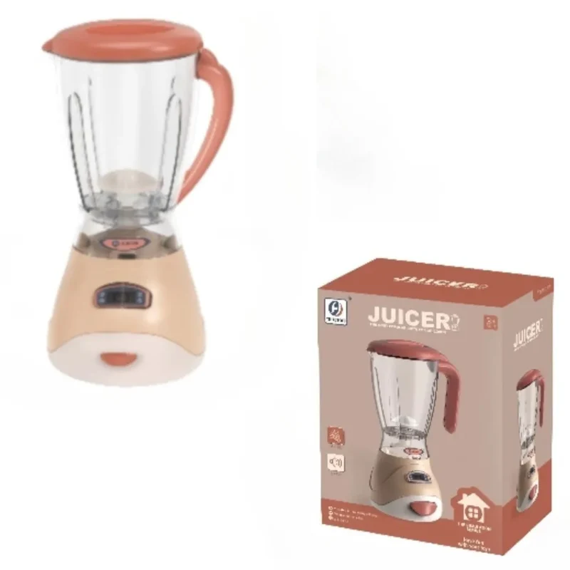 Kitchen Appliances Toy Kids Kitchen Accessories Pretend Play Set with Blender Coffee Maker Mixer with Sounds & Light