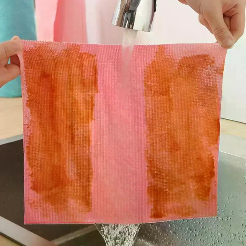 1 Roll/20pcs Microfiber Cleaning Cloths Reusable Lint-Free Towels For Kitchen Super Absorbent, Quick-Dry Kitchen Towels