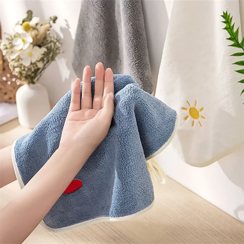 Fleece Kitchen Rags Kitchen Cleaning Bathroom Kitchen Wipe Microfiber Towel Handkerchief Dishcloths Hand Towel Kitchen Towels