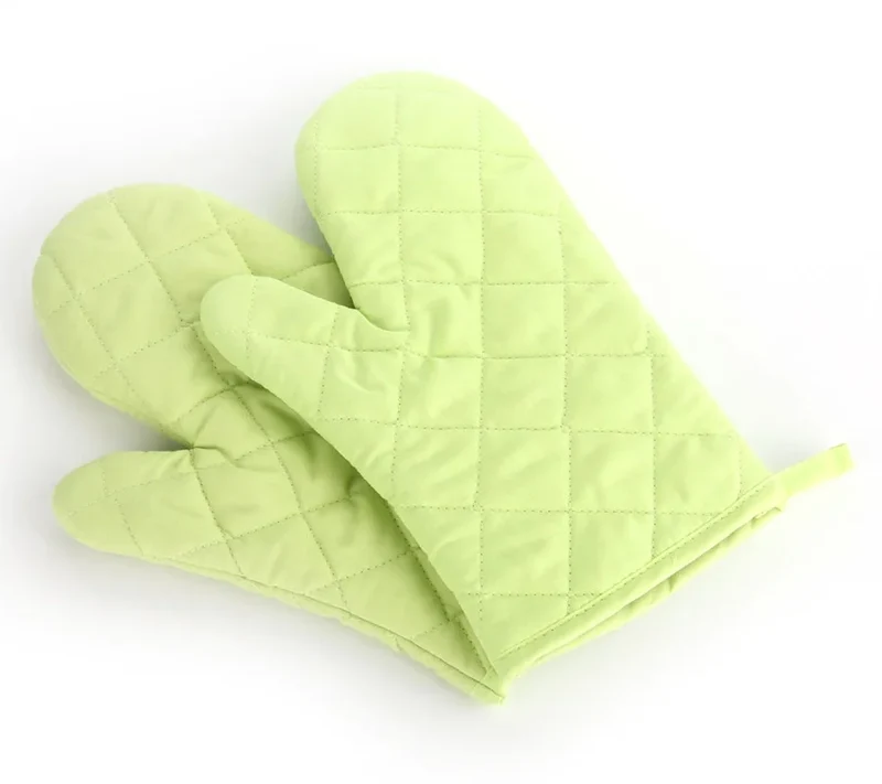 Oven Mitts 2 pcs Set,High Heat Resistant 500 Degree Extra Thicken Long Kitchen Cotton Oven Glove for Cooking