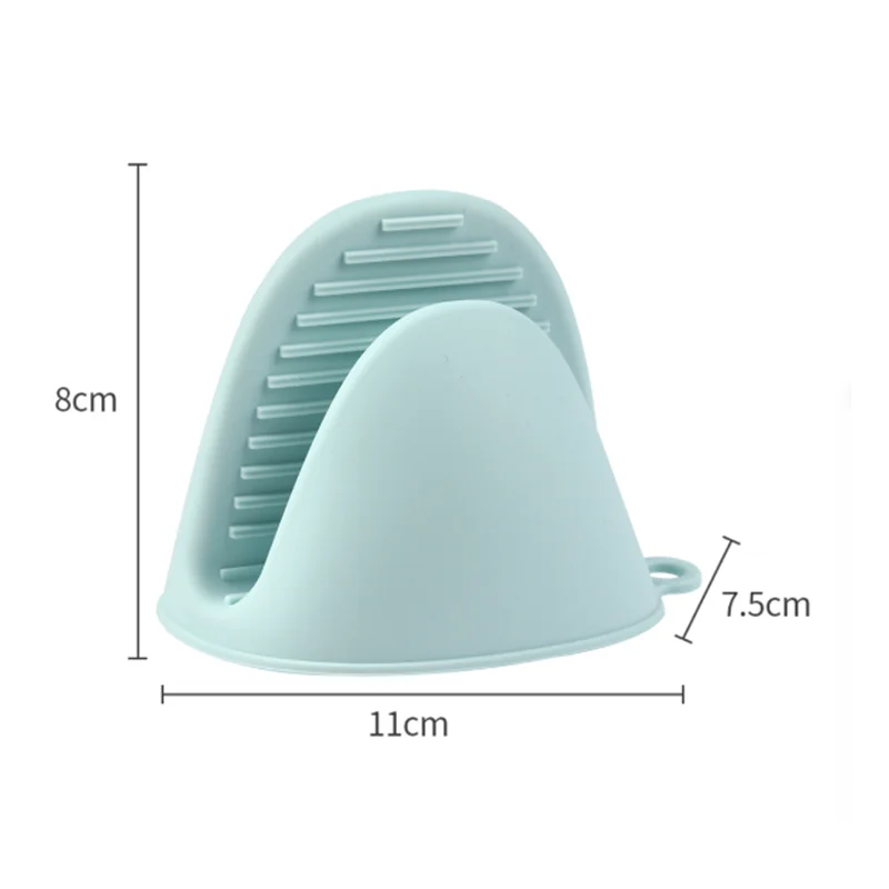 2PCS Silicone Oven Mitts Heat Resistant, Silicone Potholders for Kitchen, Mini Rubber Oven Glove Kitchen Mittens, Cute Cooking M