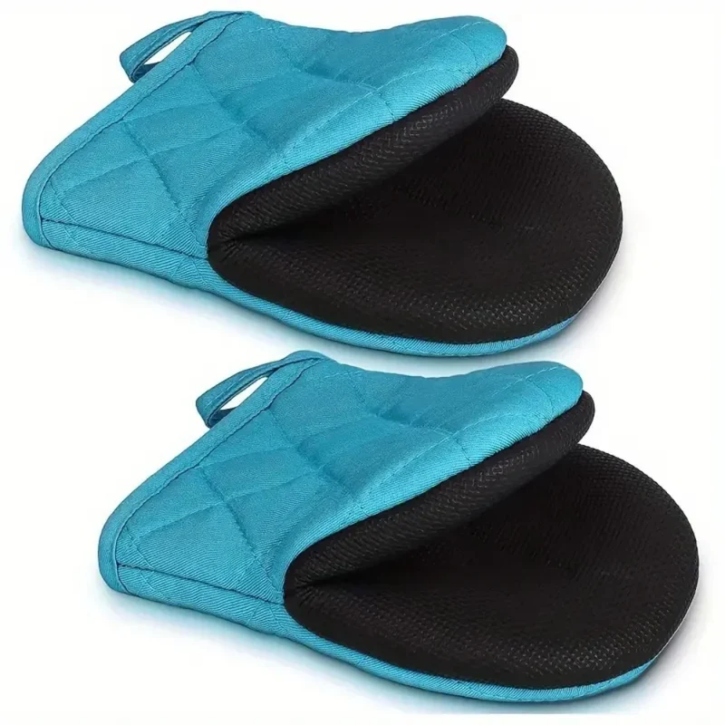 Oven Mitts 500°F Heat Resistant Oven Mitts, Non-Slip Grilling Mitts, Kitchen Safe Cooking Mitts