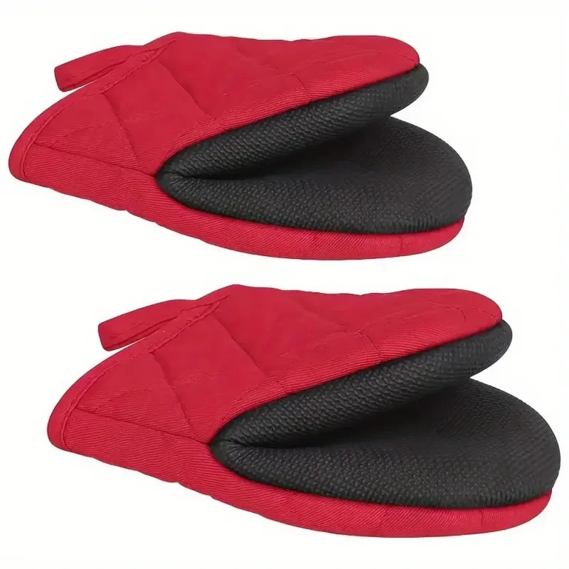 Oven Mitts 500°F Heat Resistant Oven Mitts, Non-Slip Grilling Mitts, Kitchen Safe Cooking Mitts