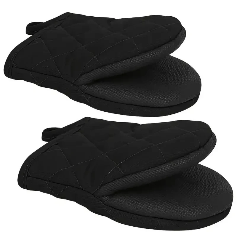 Oven Mitts 500°F Heat Resistant Oven Mitts, Non-Slip Grilling Mitts, Kitchen Safe Cooking Mitts