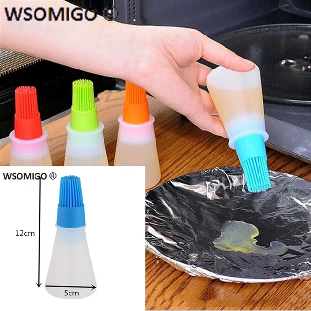 1pcs Kitchen Accessories Stainless Steel Fried Food Fishing Oil Scoop Kitchen Gadget and Barbecue Brush for Kitchen Tools Home-S