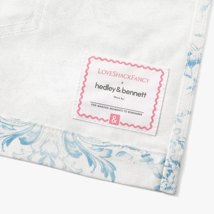 LoveShackFancy x H&B Toscana Toile Vintage Sea Kids Apron