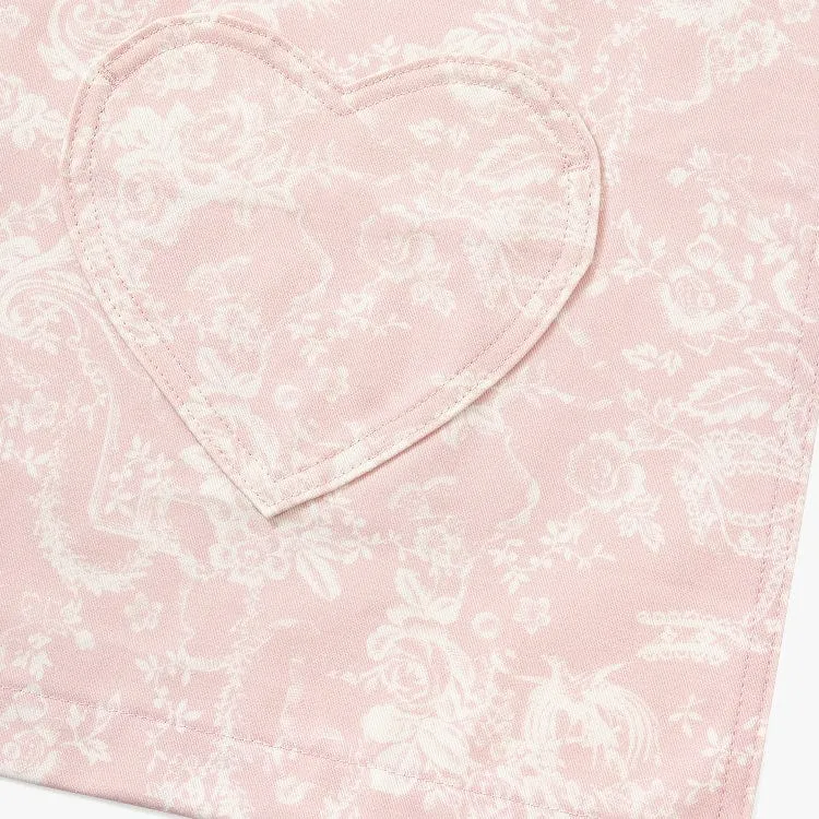LoveShackFancy x H&B Toscana Toile Perennial Pink Kids Apron