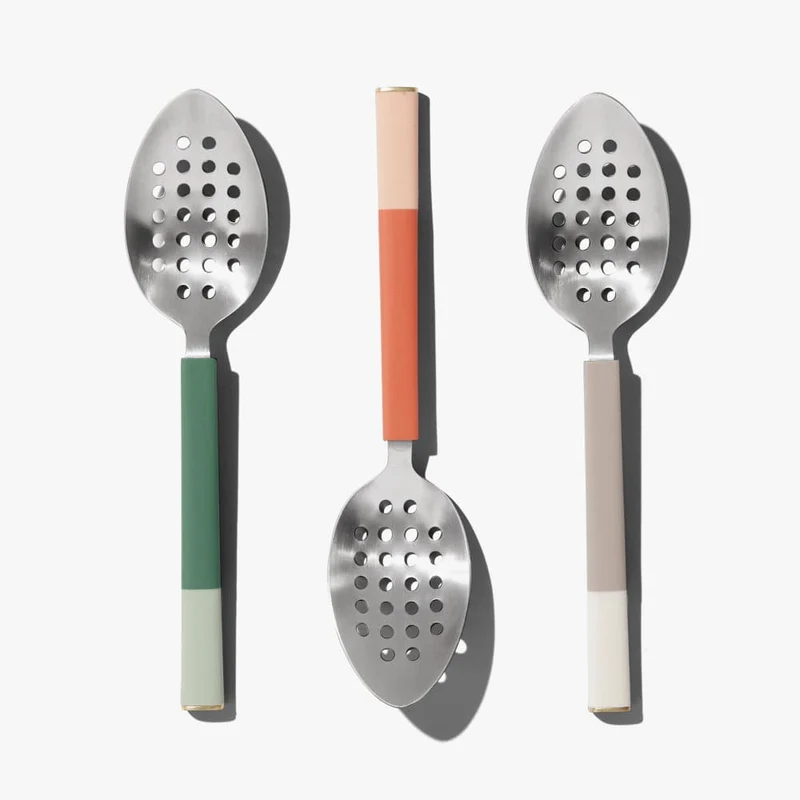 Slotted Spoon - Enoki White