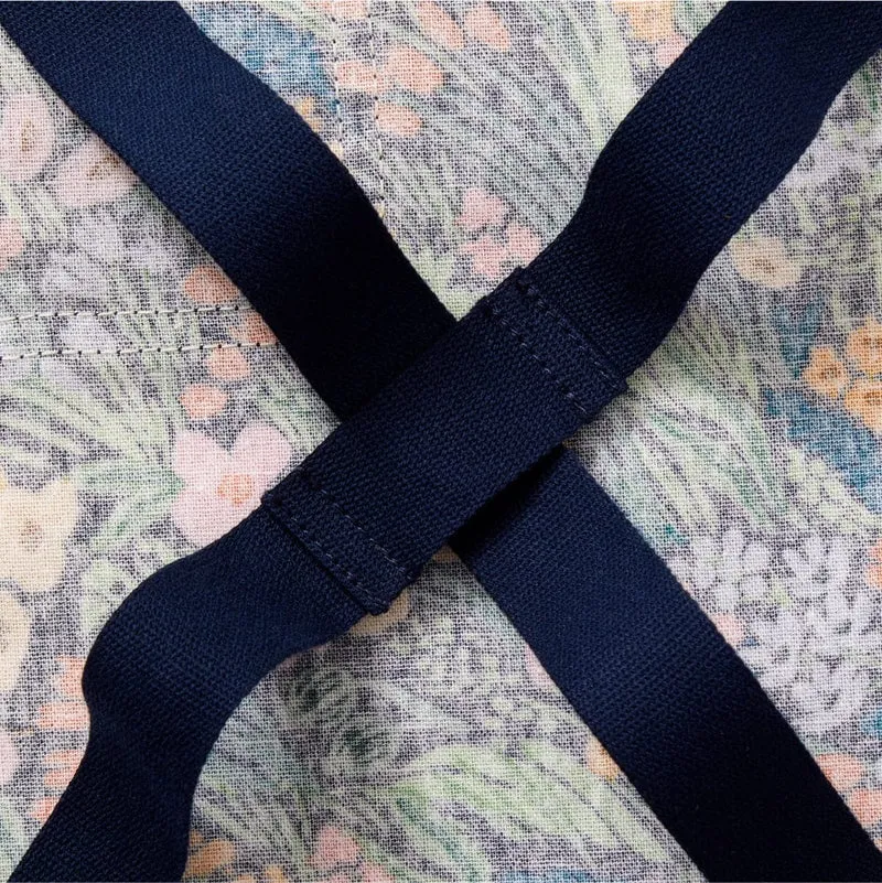 Rifle Paper Co. Lea Blue Crossback Apron
