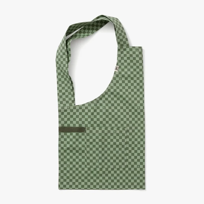 Kale Green Check Smock