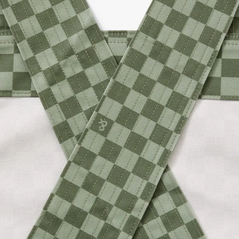 Kale Green Check Smock