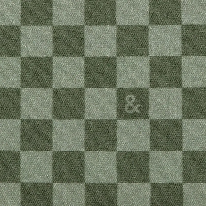 Kale Green Check Smock