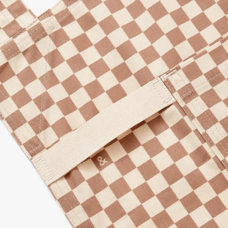 Desert Brown Check Smock