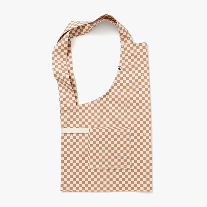 Desert Brown Check Smock