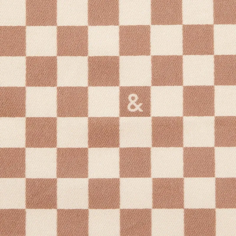 Desert Brown Check Smock