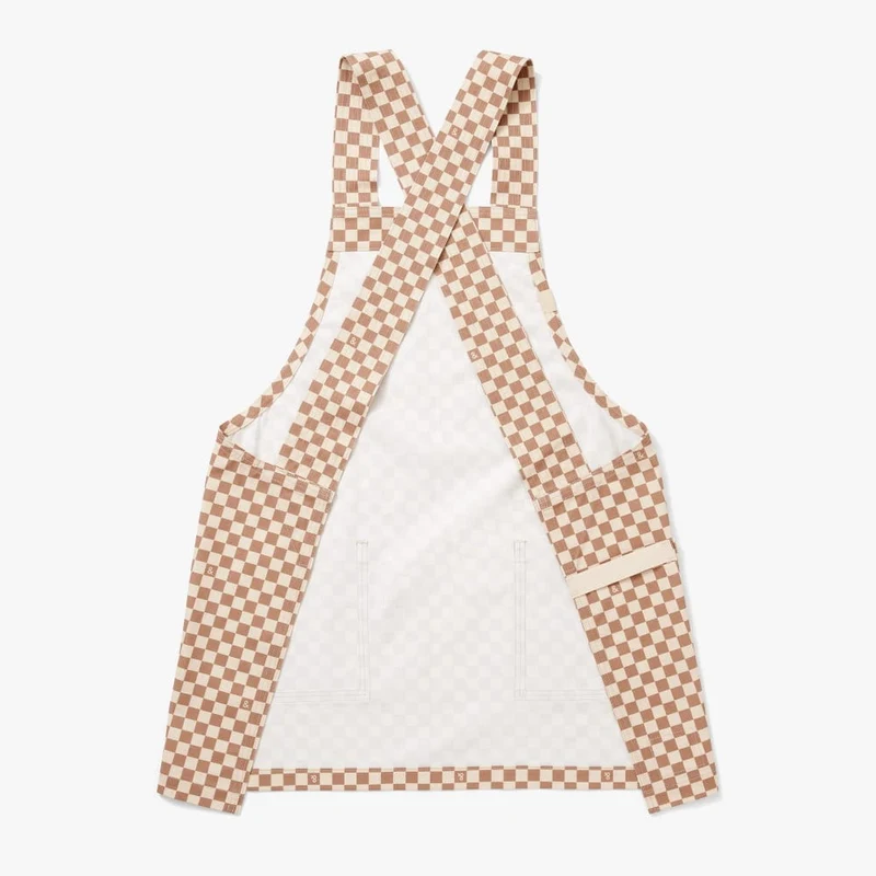 Desert Brown Check Smock