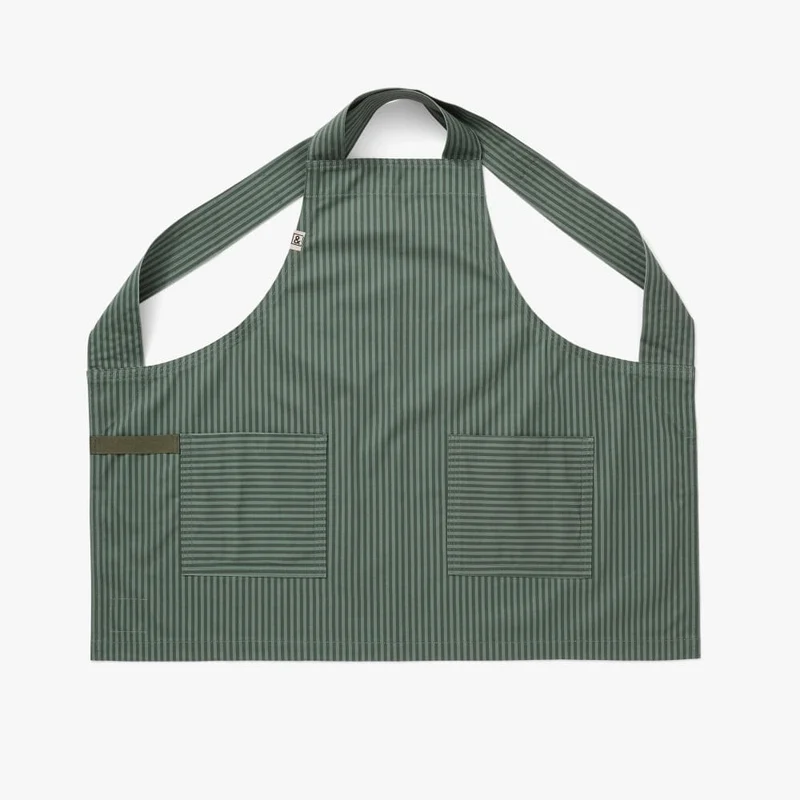 Kale Green Stripe Smock