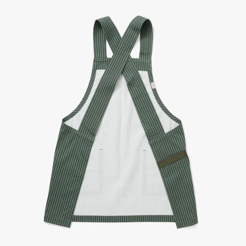 Kale Green Stripe Smock