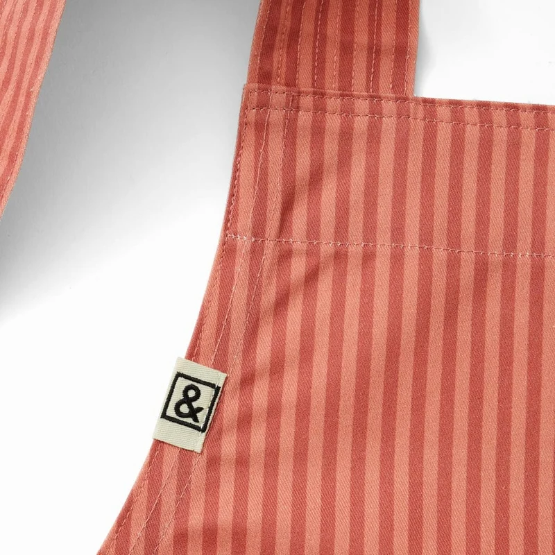 Clay Red Stripe Smock