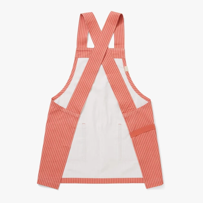 Clay Red Stripe Smock