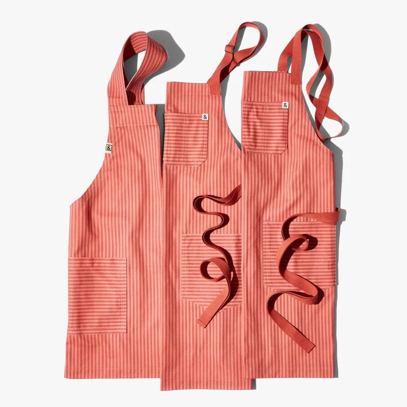 Clay Red Stripe Smock