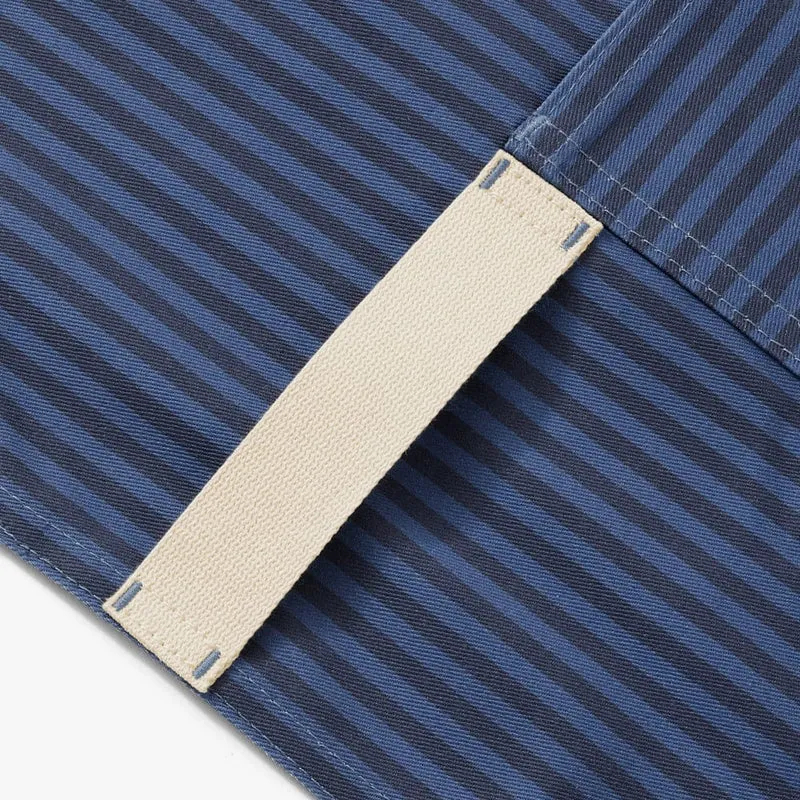 Capri Blue Stripe Crossback Apron