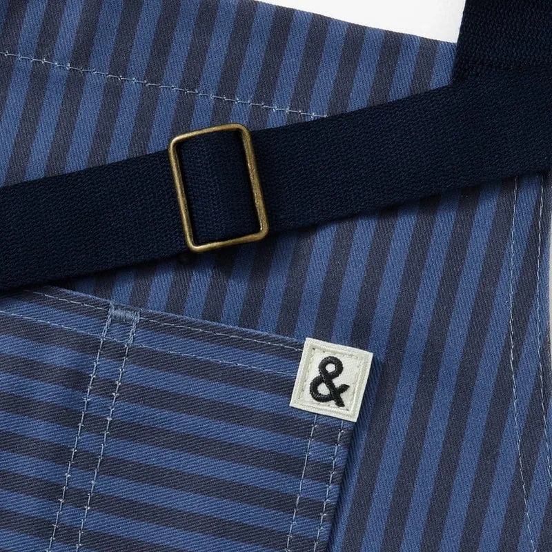 Capri Blue Stripe Essential Apron