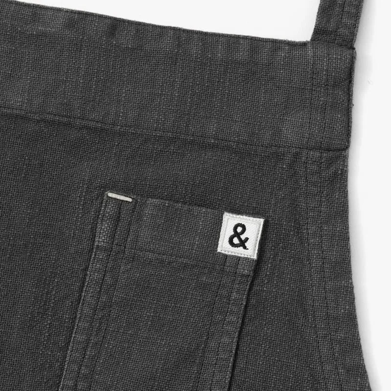 Charcoal Minimalist Apron