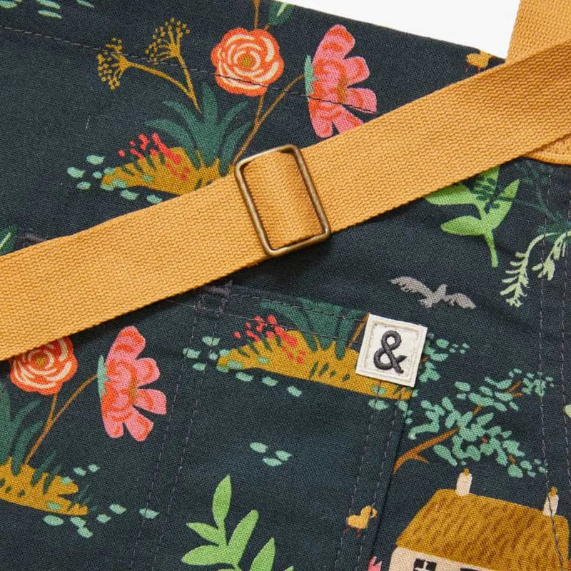 RIfle Paper Co. English Garden Toile Hunter Essential Apron
