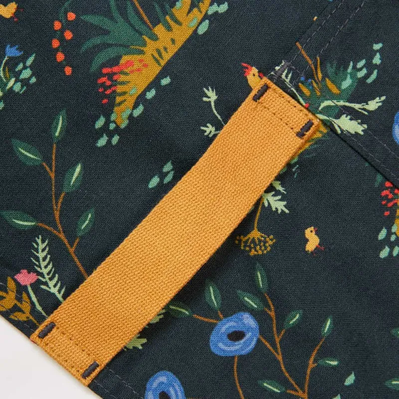 RIfle Paper Co. English Garden Toile Hunter Essential Apron