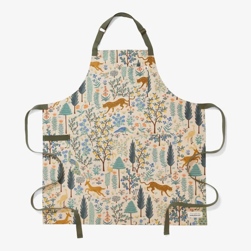 Rifle Paper Co. Menagerie Natural Essential Apron