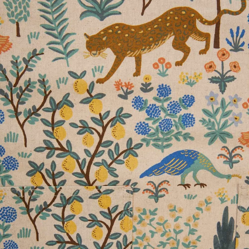 Rifle Paper Co. Menagerie Natural Essential Apron