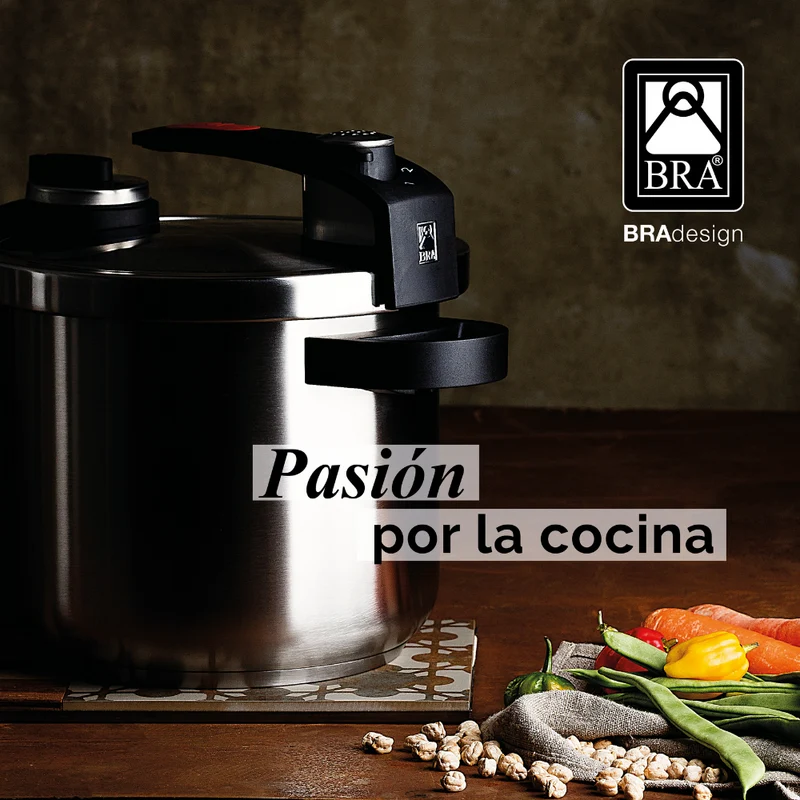Olla a presión acero inoxidable Tekna