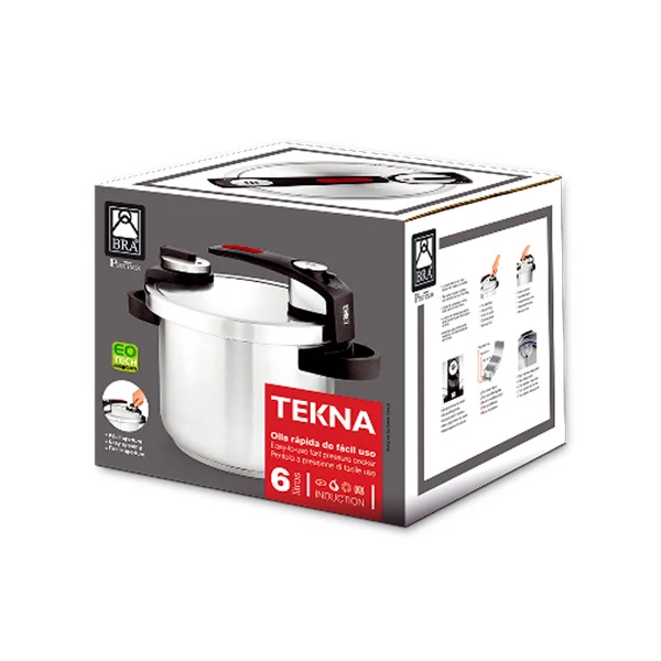 Olla a presión acero inoxidable Tekna