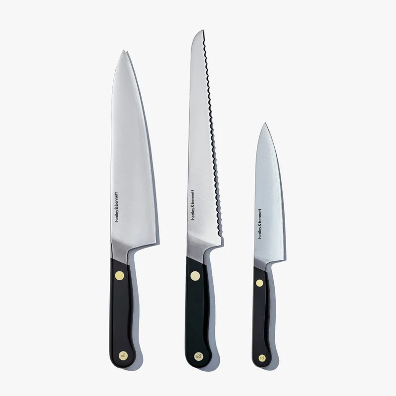 Chef's Knife Set - Caviar Black