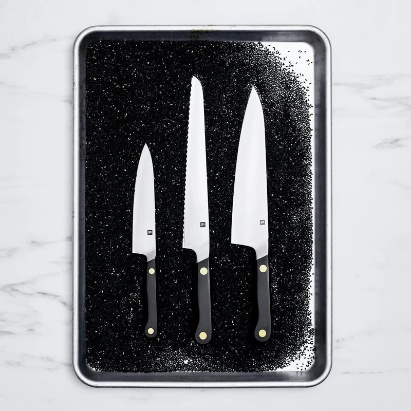 Chef's Knife Set - Caviar Black