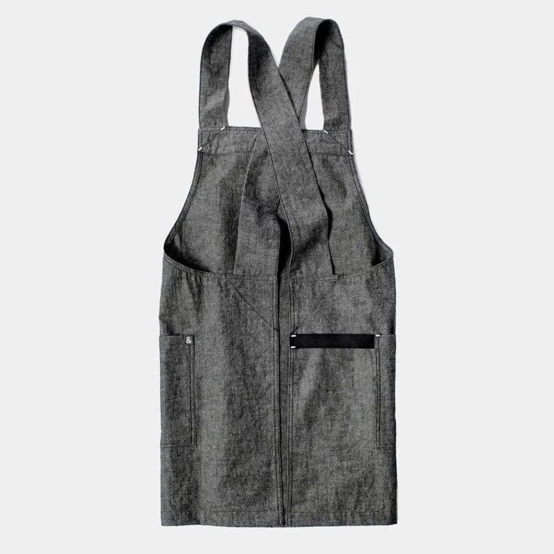 Black Salt Chambray Smock
