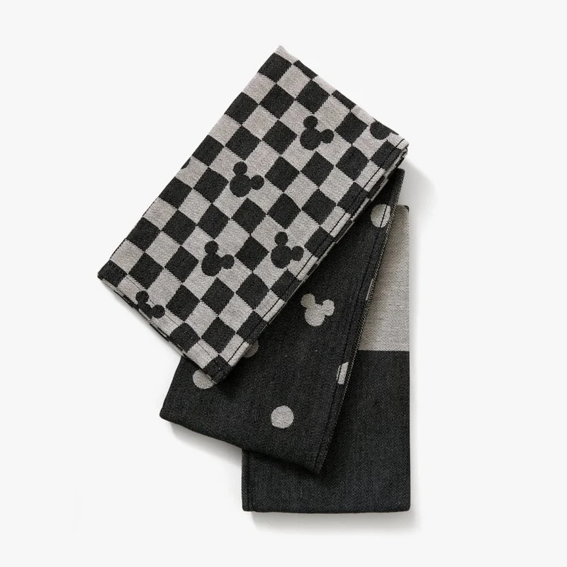 Charcoal Disney's Mickey Mouse Chef's Towels - Set of 3