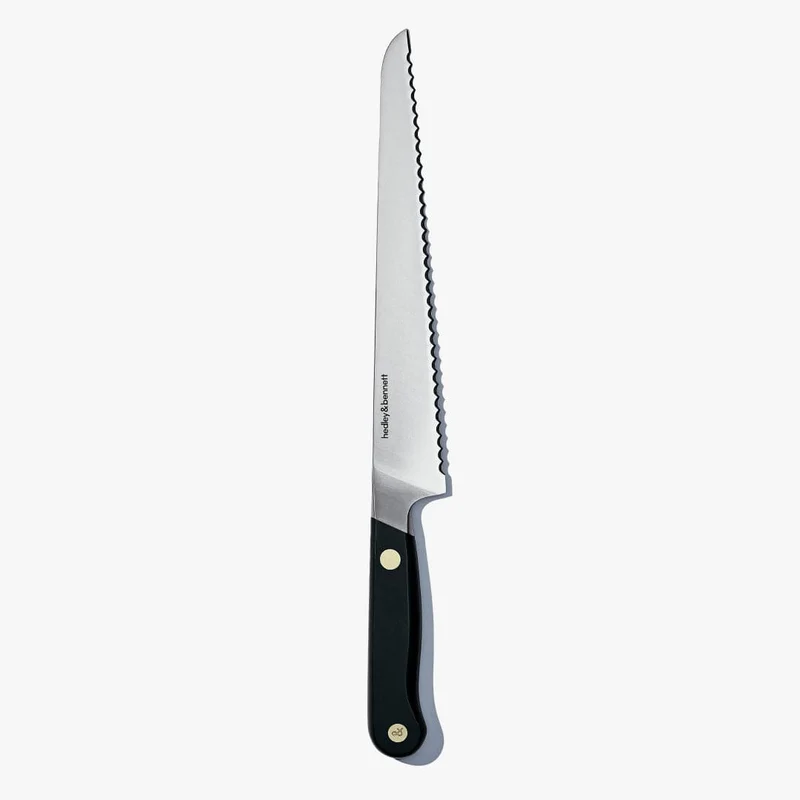 Bread Knife - Caviar Black