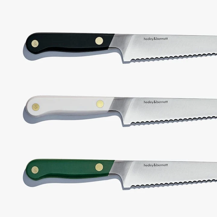 Bread Knife - Shiso Green