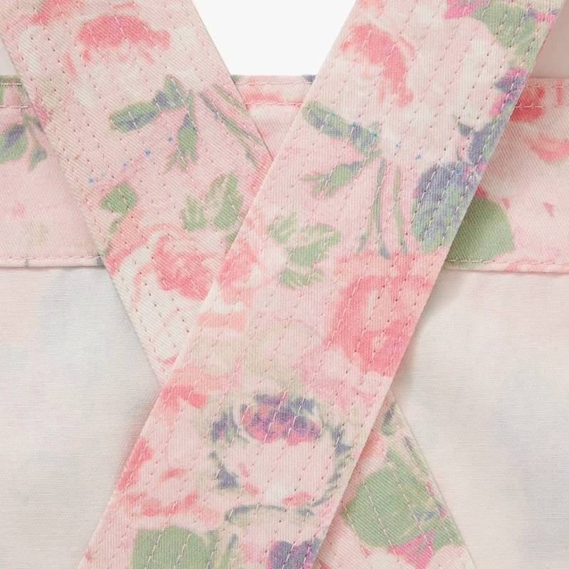 LoveShackFancy Palm Beach Rose Smock